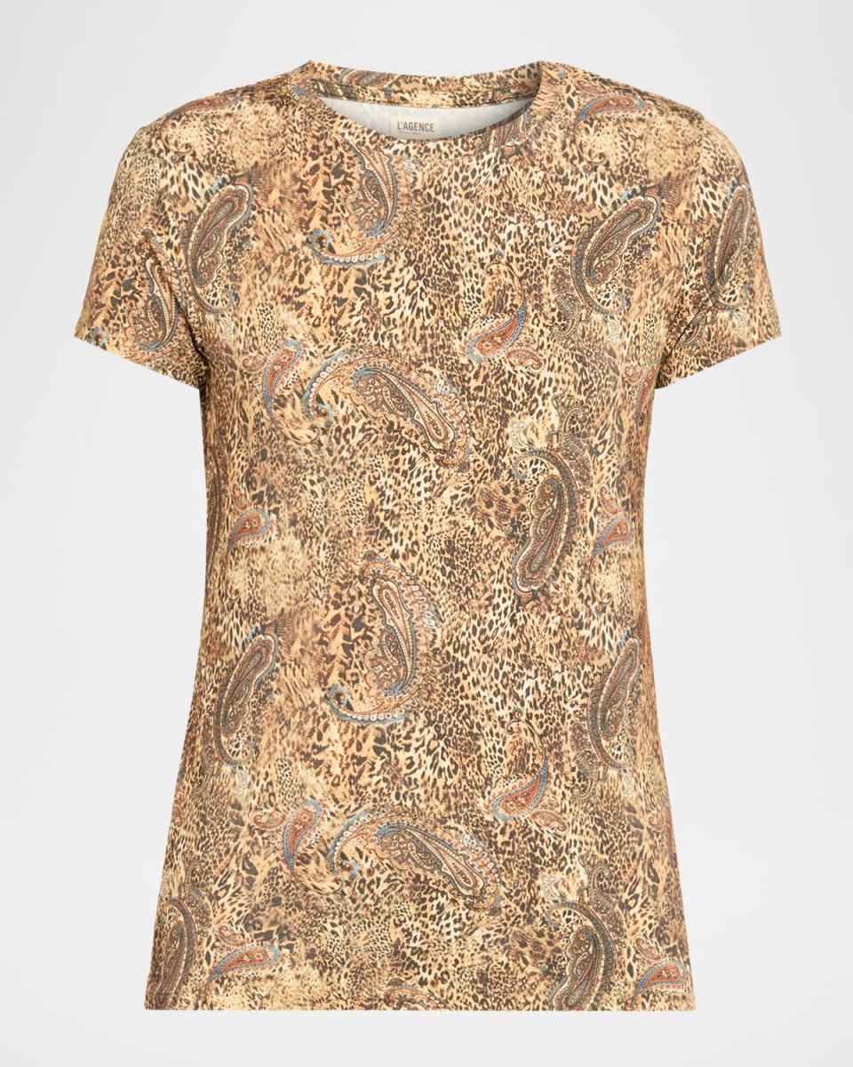 Ressi Short-Sleeve Valencia Leopard Tee
